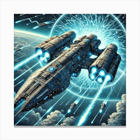 Ionosphere Ion Vanguard Converted Canvas Print