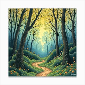 In The Forest Canvas Print