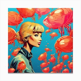 Jellyfish 40 Canvas Print