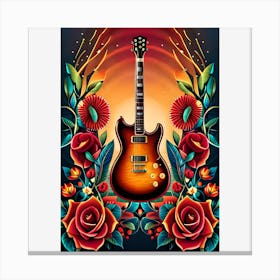 Mexican Guitar Canvas Print