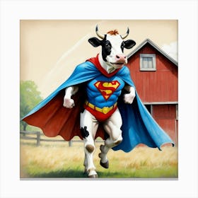 Super Cow 4 Canvas Print