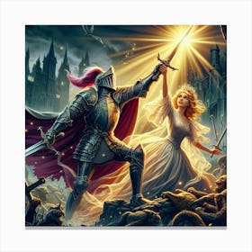 Knights Of The Round Table 8 Canvas Print