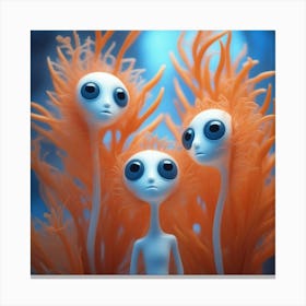 Aliens 5 Canvas Print