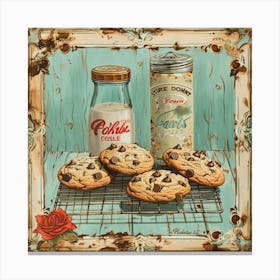 Chocolate Chip Cookies Canvas Print