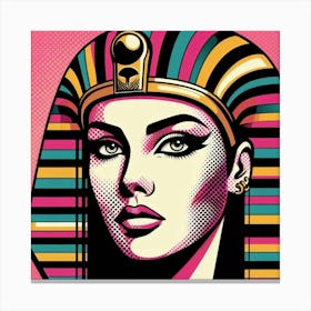 Pop Egyptian Aida Glimmer Canvas Print