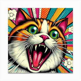 Pop Cat 22 Canvas Print