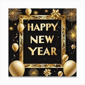 Happy New Year 31 Canvas Print