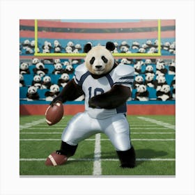 A Photo Of A Panda In A Football Uniform A Ptxxousmu6syqeoqjnrg Zjlf55mstzyln5x1uxn93g Stampe su tela