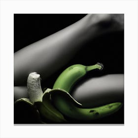 Banana And Leg Canvas Print