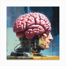 Brain Of A Robot 19 Canvas Print