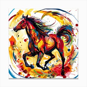 Horse Painting 1 Canvas Print