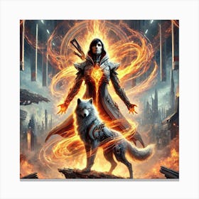 Kaida Leader Warrior Mentor Canvas Print