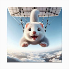 Ferret In The Sky Canvas Print