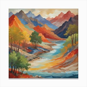 River Valley 3 Canvas Print