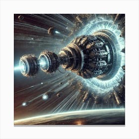 Converted Planetary Gravity Lance Canvas Print