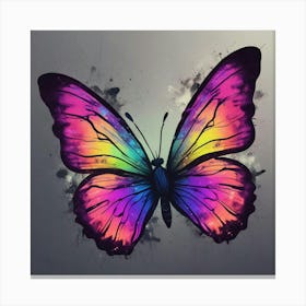 Rainbow Butterfly 21 Canvas Print