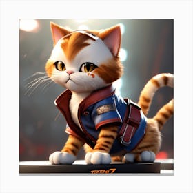 Tf7 Cat Canvas Print