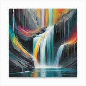 Rainbow Waterfall 5 Canvas Print