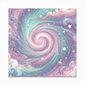 Galaxy Background Canvas Print