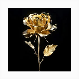 Gold Rose 2 Canvas Print