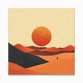 Desert Landscape 5 Canvas Print