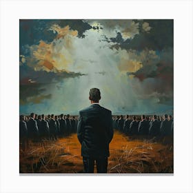 'The Crowd' Canvas Print