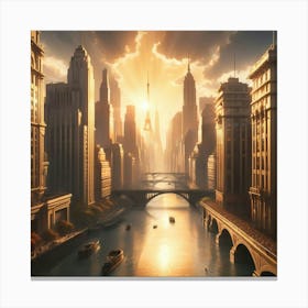 Cityscape 22 Canvas Print