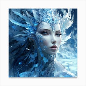 Ice Beauty Canvas Print
