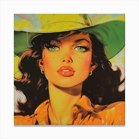 'The Cowgirl' Canvas Print