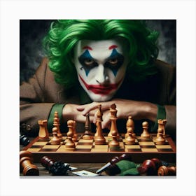 Joker Chess 3 Canvas Print