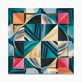 Geometric Squares Canvas Print