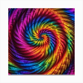 Swirling tie-dye Canvas Print