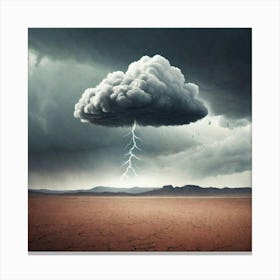 Lightning Cloud Canvas Print