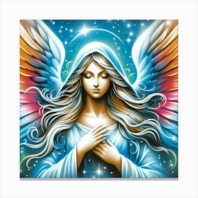 Angel With Wings Canvas Print