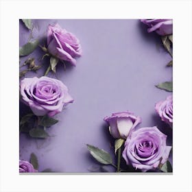 Purple Roses 35 Canvas Print