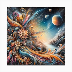 Psychedelic Painting 18 Canvas Print