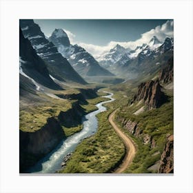 Russian Alps 1 Canvas Print