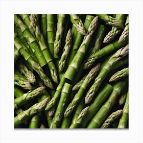 Green Asparagus 3 Canvas Print