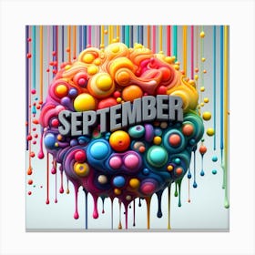 September  Canvas Print