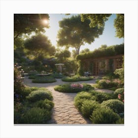 Garden Canvas Print