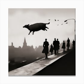 One Of The Flying Animals Canvas Print