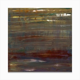 Foggy Day - Brown Red Canvas Print