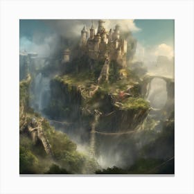 Fantasy Castle 50 Canvas Print