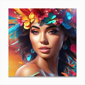 Hawaiian Beauty 4 Canvas Print