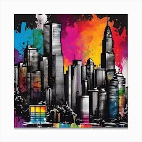 New York City Skyline 36 Canvas Print