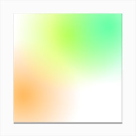 Abstract Green And Orange Background Canvas Print