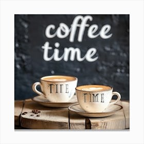 Coffee Time Canvas Print