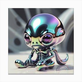 Cute Alien 3 Canvas Print