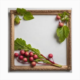 Radish Frame 1 Canvas Print