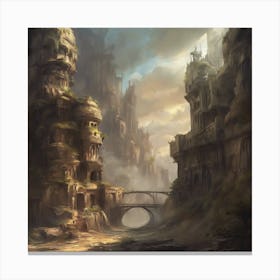 Fantasy City 118 Canvas Print